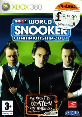 World Snooker Championship 2007 (USA) box cover front